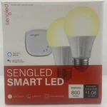 Sengled Smart Soft White A19 Starter Kit (2-PACK) With Hub Only. Fixed Price $20.00.