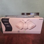 Harbor Breeze Ceiling Fan Light Kit #0745344 White Finish Alabaster Glass New. Fixed Price $35.00.