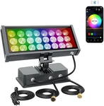 Led Wall Washer Flood Lights With Remote, 168W Rgbw Color Changing. Fixed Price $199.88.