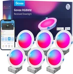 6 Inch Smart Recessed Lighting, Wi-fi Bluetooth Direct Connect Rgbww Led Downlig. Fixed Price $309.99.