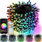 Yiqu Smart Color Changing Christmas Lights, 66 Ft 200 Led Rgb String Wit. Fixed Price $51.99.