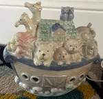 Cosmos Gift Shop Noah Ark Night Light 1999 Porcelain Child Nursery. Fixed Price $28.94.