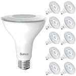 Sunco 10 PAR30 Led Bulbs, Flood Light Residential Outdoor Indoor CRI90 75W Eq.... Fixed Price $60.57.