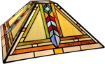 Firecracker Style Tiffany Lamp Shade 12" Stained Glass Replacement Decor. Fixed Price $159.99.