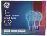 Ge A19 Direct Connect Led Light Color 2 Bulbs New. Fixed Price $15.99.