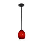 Access Brandy Firebird 1LT Glass Rod Pendant, Bz/red 28023-1R-ORB-RUSKY. Fixed Price $99.20.