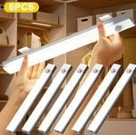 6PCS Smart Led Motion Sensor Lights, Usb Rechargeable Magnetic Night. Fixed Price $45.99.