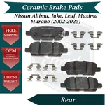 New Oe Rear Ceramic Brake Pads Kit For 2003-2025 Nissan 9 Yr Warranty. Fixed Price $60.59.