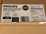 Philips Led Soft White BR30 11W Indoor Reflector Dimmable 650 Lumens 12-PACK. Fixed Price $47.95.
