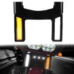 Luxemoto Front Fork Turn Signal Light Harley Road Glide, Shock Black. Fixed Price $58.95.