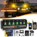 6 Gang Rgb Switch Panel Toggle Led Light App Circuit Relay System Remote Control. Fixed Price $119.68.