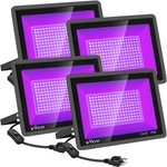 Xycn Pack 150W Led Flood Black LIGHTS395NM To 405NM Uv Outdoor High. Fixed Price $104.58.