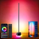 Ksipze Led Floor Lamp, Rgb+ic Corner Lamps With Remote, Button, App Con.... Fixed Price $37.93.