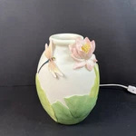 Dragonfly Water Lily Night Lamp Vase Accent Light Raised Design Ibis & Orchid. Fixed Price $48.95.