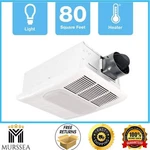 Delta Exhaust Bathroom Fan 80 Cfm Ceiling Led Light Heater Vent Quiet. Fixed Price $143.99.