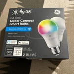 Ge Cync Dimmable Full Color Direct Connect Smart Bulbs Two Pack Led. Fixed Price $9.99.