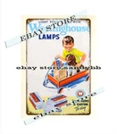 1940-50S Westinghouse Lamps Metal Sign Reproduction Wall Art. Fixed Price $19.54.