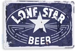Tin Sign Lone Star Beer Old Bar Pub Store Cave A107. Fixed Price $10.95.