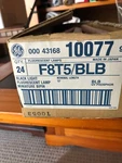 Ge F8T5/BLB 8W 12" Blacklight Blue Uv Fluorescent Tube Bulb 10077. Fixed Price $9.99.