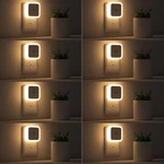Sujeet Night Light Plug Into Wall 8-PACK Dusk Dawn Warm White. Fixed Price $11.99.