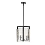 Golden Lighting Aenon Pendant, Matte Black/water 3164-3PBLK-HWG. Fixed Price $439.99.
