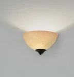 Nuvo Lighting 60/044 Tapas Wall Sconce Bronze 1 7IN Alabaster Glass. Fixed Price $47.99.