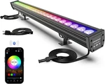 168W Rgbic Led Wall Washer Light Bar, Outdoor Waterproof, Smartphone App Control. Fixed Price $149.99.