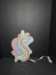 14.17"X14.17" Rainbow Unicorn Neon Sign Led Night Usb Operated. Fixed Price $40.00.