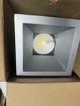 Wac Lighting Volta 4.5" Led Downlight Square Trim, Anodized Aluminum,. Fixed Price $300.00.