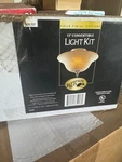 Hampton Bay 13" Convertible Light Fixture Kit, White. Fixed Price $44.00.