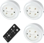 Wireless Puck Lights, Oxyled Closet Light, Cordless Battery-powered. Fixed Price $11.99.