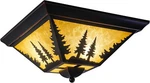 Vaxcel Yosemite 14-IN Tree Flush Mount Ceiling Light Burnished Bronze. Fixed Price $220.00.