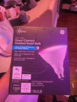 Ge - Cync Smart Full Color Direct Connect Outdoor Light Bulb PAR38 90W*111. Fixed Price $17.75.