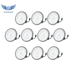10PACK 100W Ufo Led High Bay Factory Warehouse Commercial Shop Lights Plug. Fixed Price $137.08.