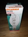 Sylvania Metal Halide Light Bulb 400 W Clear. Fixed Price $20.00.
