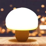 Rechargeable Mushroom Night Light Lamp 3 Brightness Bedside Led Bedroom. Fixed Price $13.97.