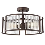 Chloe Lighting Frey Transitional 3 Oil Rubbed Bronze Semi-flush.... Fixed Price $92.03.