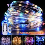 Usb Twinkle String Fairy Lights 200/300LED Copper Wire Party Decor W/ Remote. Fixed Price $12.98.