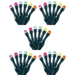 Home Heritage 33' Wrapped Dome Holiday Lights, Control, 100 Rgb Leds, 5 Pack. Fixed Price $392.99.