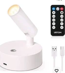 Urtom Wireless Led Spotlight Indoor With Remote Up Lights Dimmable Pic.... Fixed Price $18.74.