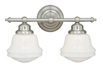 Vaxcel Lighting W0168 Huntley 2 Vanity - Nickel. Fixed Price $139.99.
