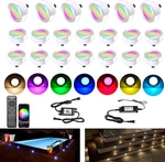 Smart Wifi Control Led Deck Lights Kit - 20 Waterproof Rgbw Stair. Fixed Price $183.99.