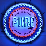 Neonetics 5GSPUR Pure Gasoline Sign W/backing. Fixed Price $670.40.
