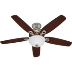 (1)-HUNTER Builder Deluxe 52" Brushed Nickel Ceiling Fan With Light Kit. 53090. Fixed Price $218.89.