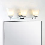 Jonathan 24" Modern Cottage Iron/glass Led Vanity Light, Chrome Staunton. Fixed Price $166.99.