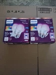 Philips Wiz (lot Of 2) 2-PACK A19 Led Smart Bulb 800 Lumens Full COLOR(1). Fixed Price $34.99.