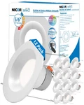 Recessed Ceiling Lights Led Downlight - Dimmable 5/6 Inches, White. Fixed Price $164.97.
