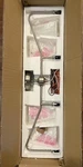 Meridian M10078BN Modern 4-LIGHT Linear Chandelier Fixture Brushed Nickel Read. Fixed Price $200.00.