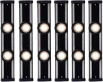 (case Of 6) Halo 12 In. Led Black Under Cabinet Light Kit, Pucks, 3000K. Fixed Price $69.77.