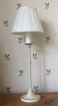 Vintage Laura Ashley 2005 Morgan Oval Base Lamp & Fenn Ivory Silk Pleated Shade. Fixed Price $46.64.